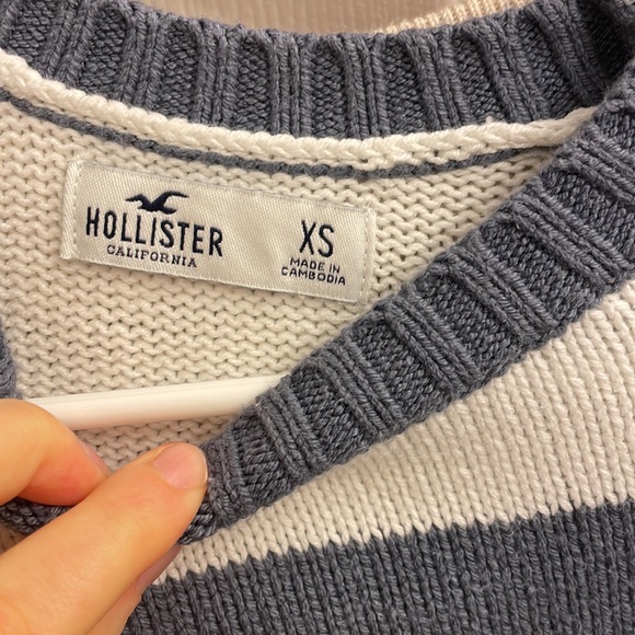 Hollister Oversized Striped Sweater size XS - Picture 2 of 3